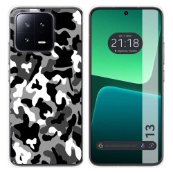 Funda Silicona compatible con Xiaomi 13 5G diseño Snow Camuflaje Dibujos