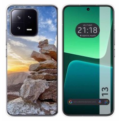Funda Silicona compatible con Xiaomi 13 5G diseño Sunset Dibujos
