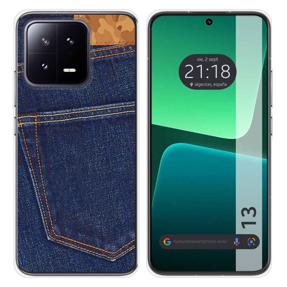 Funda Silicona compatible con Xiaomi 13 5G diseño Vaquero Dibujos