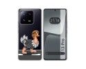 Funda Silicona Transparente compatible con Xiaomi 13 Pro 5G diseño Avestruz Dibujos