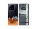 Funda Silicona Transparente compatible con Xiaomi 13 Pro 5G diseño Bufalo Dibujos