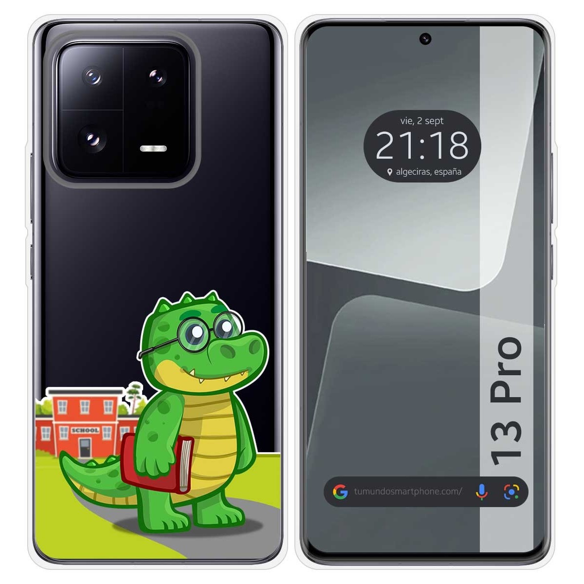 Funda Silicona Transparente compatible con Xiaomi 13 Pro 5G diseño Coco Dibujos