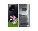 Funda Silicona Transparente compatible con Xiaomi 13 Pro 5G diseño Conejo Dibujos