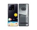 Funda Silicona Transparente compatible con Xiaomi 13 Pro 5G diseño Playa Dibujos