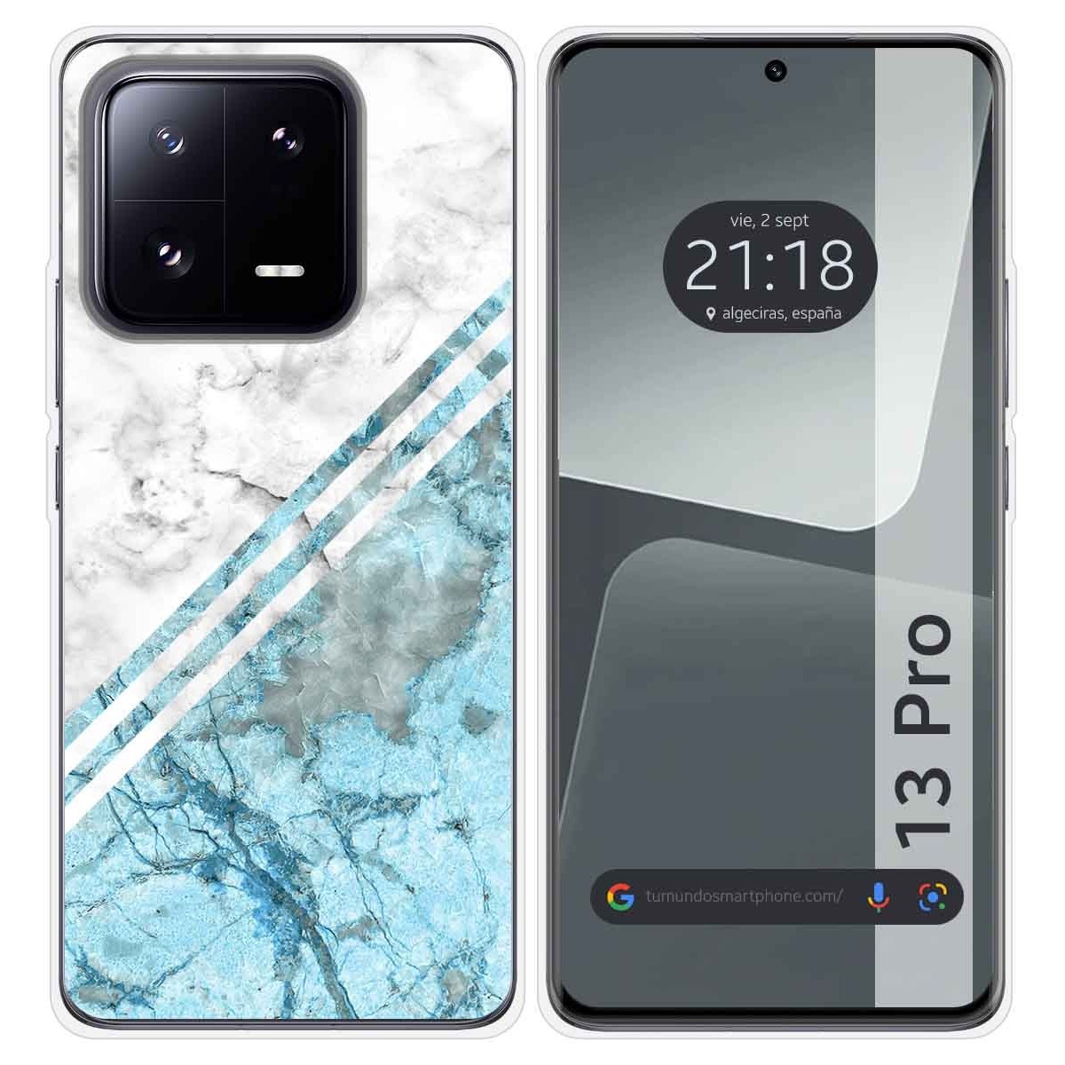 Funda Silicona compatible con Xiaomi 13 Pro 5G diseño Mármol 02 Dibujos