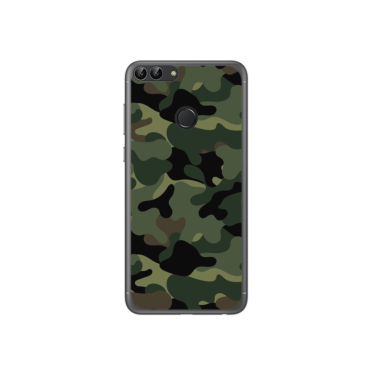 Funda Gel Tpu para Huawei P Smart Diseño Camuflaje Dibujos
