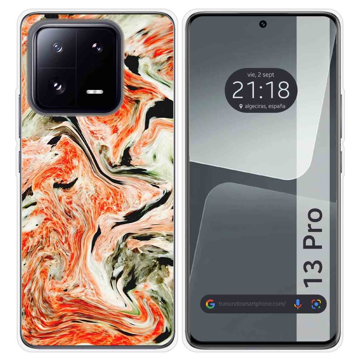 Funda Silicona compatible con Xiaomi 13 Pro 5G diseño Mármol 12 Dibujos