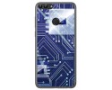 Funda Gel Tpu para Huawei P Smart Diseño Circuito Dibujos