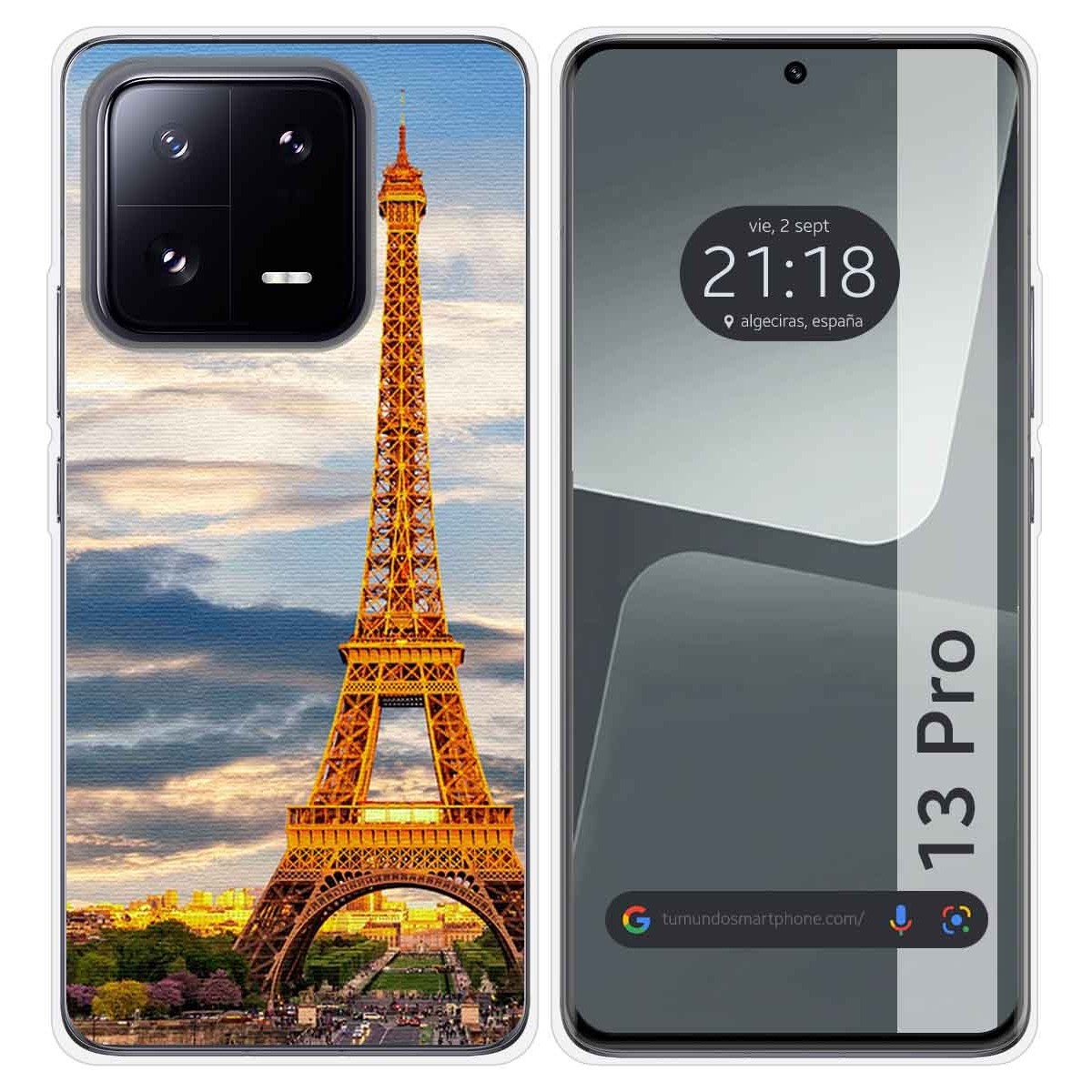 Funda Silicona compatible con Xiaomi 13 Pro 5G diseño Paris Dibujos