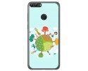 Funda Gel Tpu para Huawei P Smart Diseño Familia Dibujos