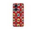 Funda Silicona Líquida Roja para Oppo Reno 8T 4G diseño Catrina Dibujos