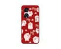 Funda Silicona Líquida Roja para Oppo Reno 8T 4G diseño Cerdos Dibujos