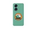 Funda Silicona Líquida Verde para Oppo Reno 8T 4G diseño Adventure Dibujos