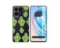 Funda Silicona Transparente para Huawei Honor X8a diseño Cactus Dibujos