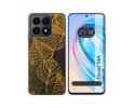 Funda Silicona Transparente para Huawei Honor X8a diseño Hojas Dibujos