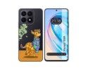 Funda Silicona Transparente para Huawei Honor X8a diseño Jirafa Dibujos