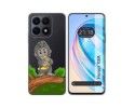 Funda Silicona Transparente para Huawei Honor X8a diseño Mono Dibujos