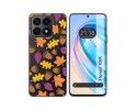 Funda Silicona Transparente para Huawei Honor X8a diseño Otoño Dibujos
