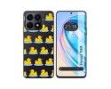 Funda Silicona Transparente para Huawei Honor X8a diseño Pato Dibujos