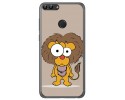 Funda Gel Tpu para Huawei P Smart Diseño Leon Dibujos