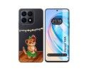 Funda Silicona Transparente para Huawei Honor X8a diseño Suricata Dibujos