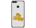 Funda Gel Tpu para Huawei P Smart Diseño Leones Dibujos