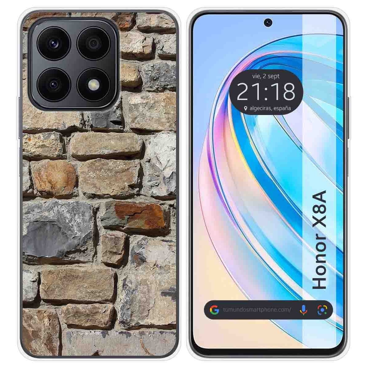 Funda Silicona para Huawei Honor X8a diseño Ladrillo 03 Dibujos