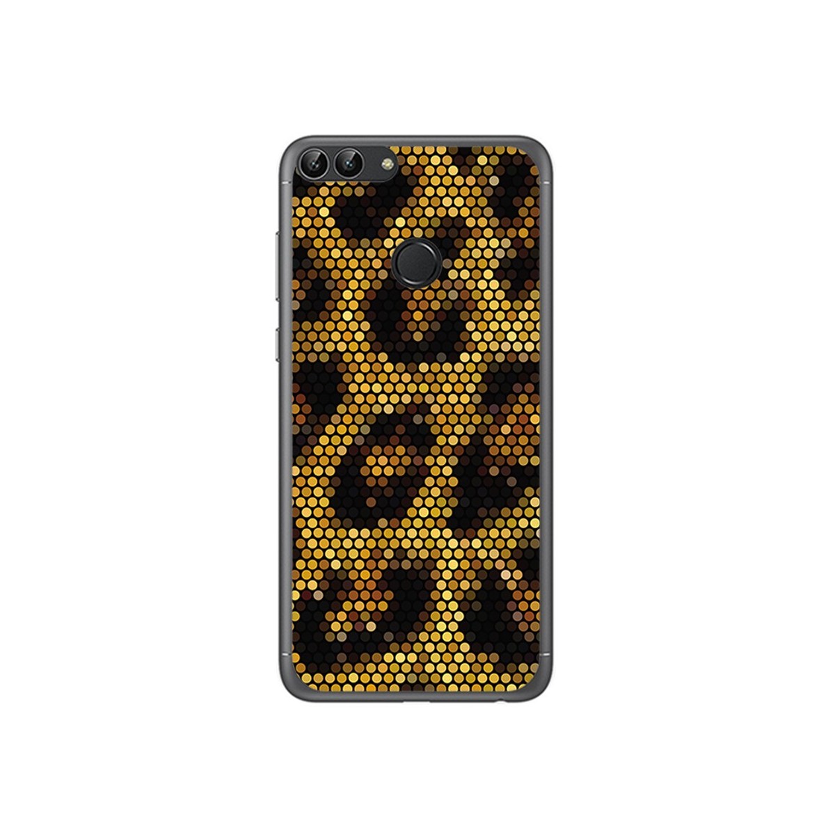 Funda Gel Tpu para Huawei P Smart Diseño Leopardo Dibujos