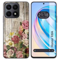 Funda Silicona para Huawei Honor X8a diseño Madera 08 Dibujos