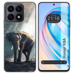 Funda Silicona para Huawei Honor X8a diseño Elefante Dibujos