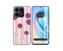 Funda Silicona para Huawei Honor X8a diseño Flores Vintage Dibujos