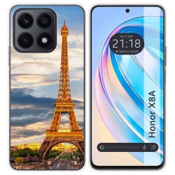 Funda Silicona para Huawei Honor X8a diseño Paris Dibujos