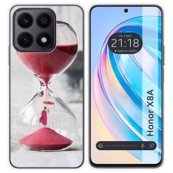 Funda Silicona para Huawei Honor X8a diseño Reloj Dibujos