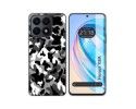 Funda Silicona para Huawei Honor X8a diseño Snow Camuflaje Dibujos