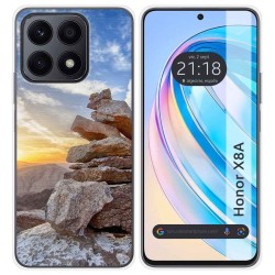 Funda Silicona para Huawei Honor X8a diseño Sunset Dibujos