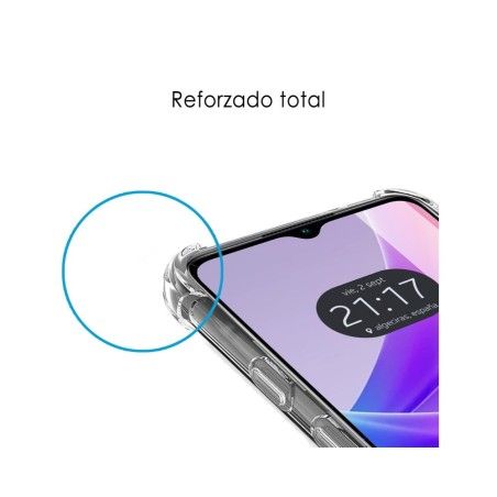 Funda Silicona Antigolpes Transparente para Oppo A78 5G