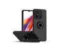 Funda Mate con Borde Negro y Anillo Giratorio 360 compatible con Xiaomi Redmi 12C