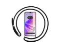 Funda Colgante Transparente para Oppo A78 5G con Cordon Negro