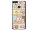 Funda Gel Tpu para Huawei P Smart Diseño Sellos Dibujos