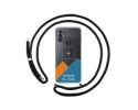Personaliza tu Funda Colgante Transparente para TCL 30 SE / 30E / 306 con Cordon Negro Dibujo Personalizada