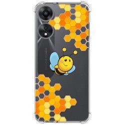 Funda Silicona Antigolpes para Oppo A78 5G diseño Abeja Dibujos