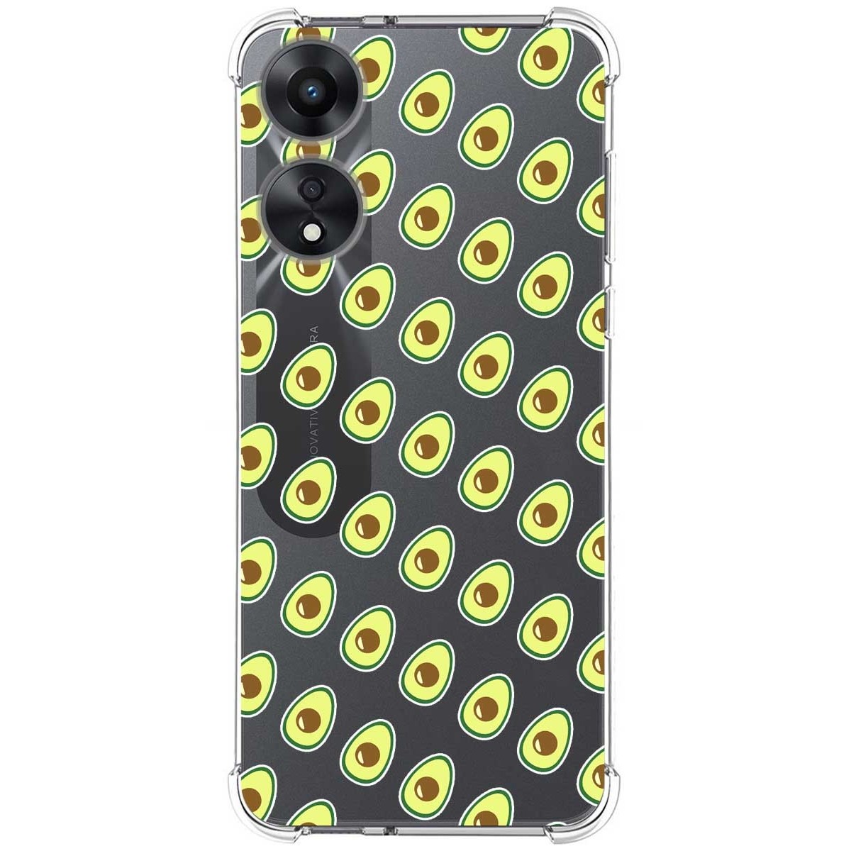 Funda Silicona Antigolpes para Oppo A78 5G diseño Aguacate Dibujos
