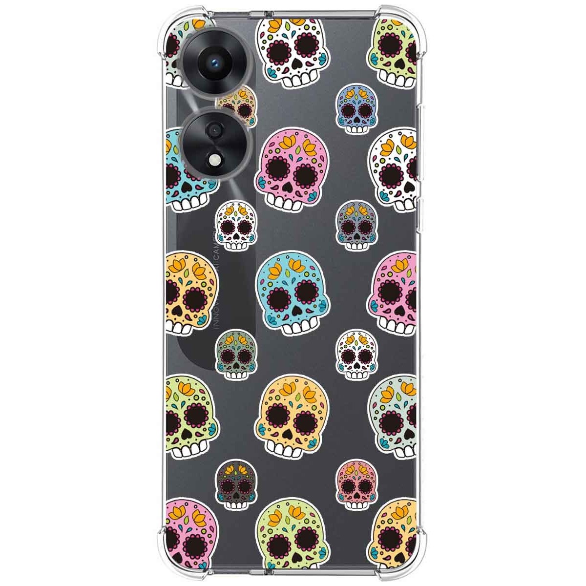Funda Silicona Antigolpes para Oppo A78 5G diseño Catrina Dibujos