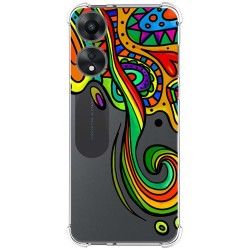 Funda Silicona Antigolpes para Oppo A78 5G diseño Colores Dibujos