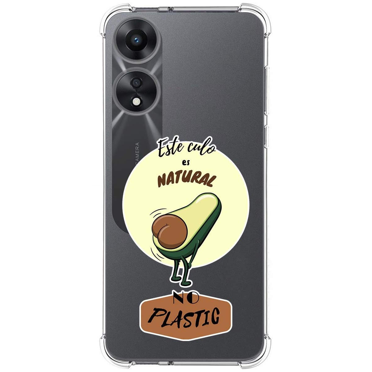 Funda Silicona Antigolpes para Oppo A78 5G diseño Culo Natural Dibujos