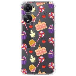 Funda Silicona Antigolpes para Oppo A78 5G diseño Dulces 01 Dibujos