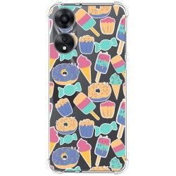 Funda Silicona Antigolpes para Oppo A78 5G diseño Dulces 02 Dibujos
