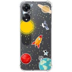 Funda Silicona Antigolpes para Oppo A78 5G diseño Espacio Dibujos