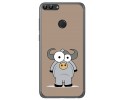 Funda Gel Tpu para Huawei P Smart Diseño Toro Dibujos