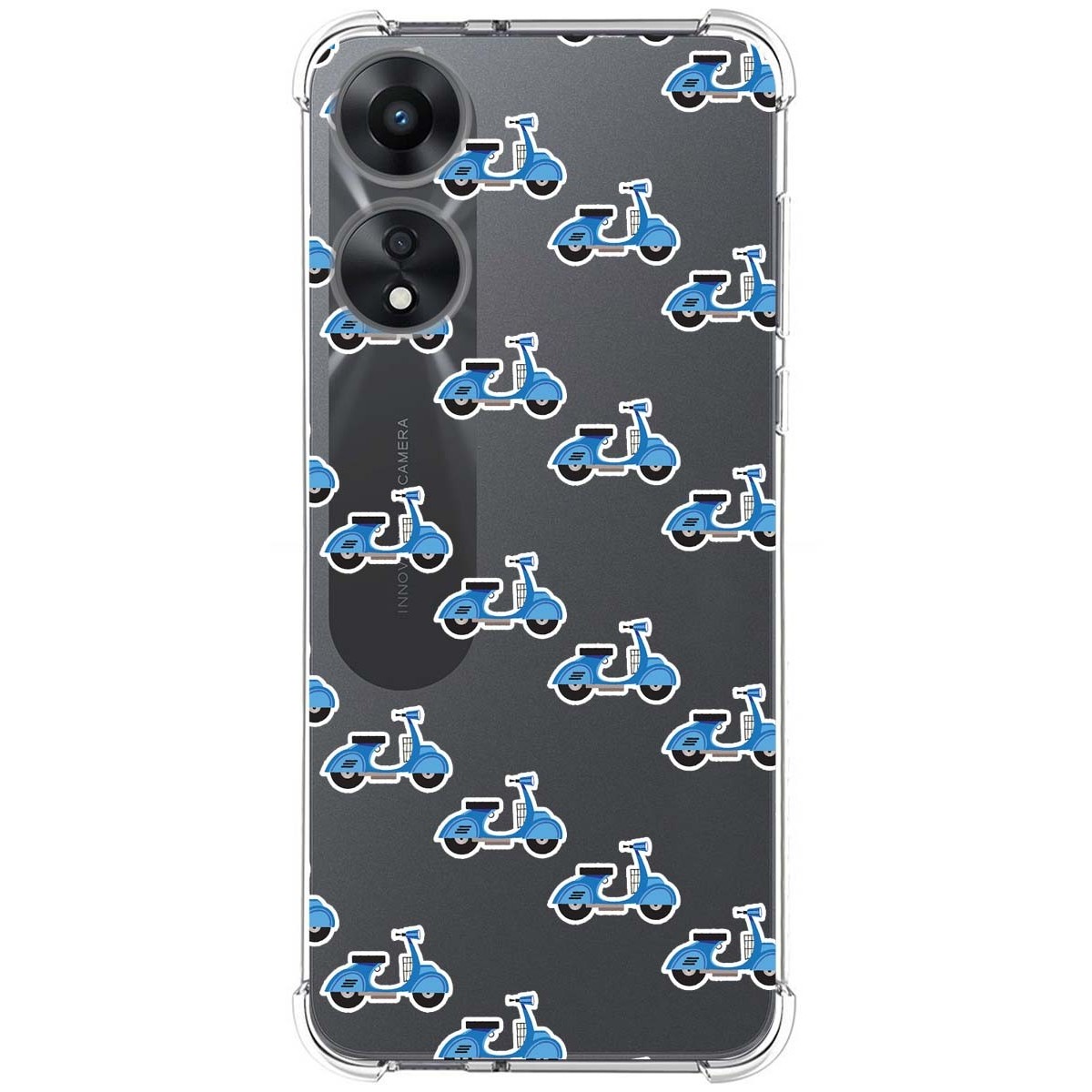 Funda Silicona Antigolpes para Oppo A78 5G diseño Scooter Dibujos